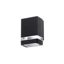 Spot rectangular exterior; IP44; 10*11*15.3cm GU10 negro