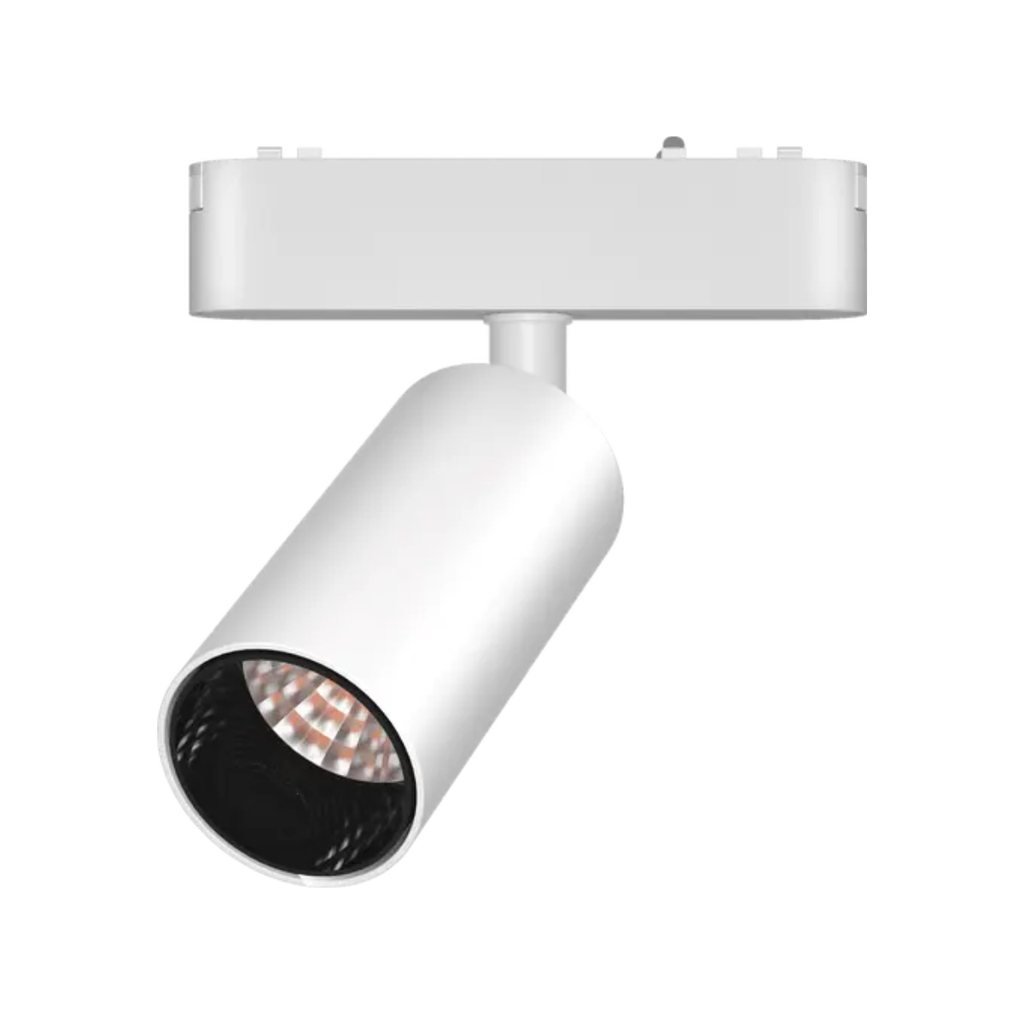 CABEZAL MOVIL ANTIDESLUMBRAMIENTO BLANCO PARA RIEL MAGNETICO SKYLINE ø45MM MACROLED, DC48V, 12W, 2700K, 36°, RA>90