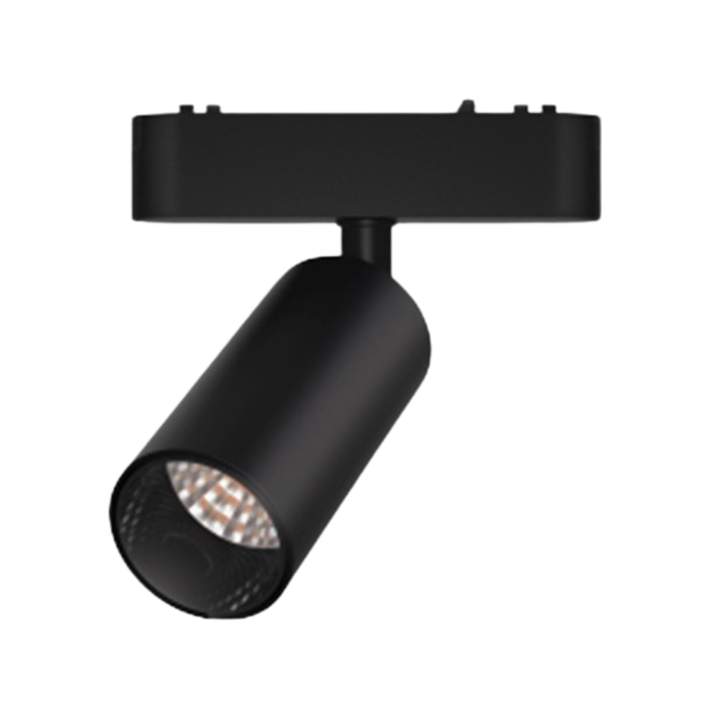 CABEZAL MOVIL ANTIDESLUMBRAMIENTO NEGRO PARA RIEL MAGNETICO SKYLINE ø45MM MACROLED, DC48V, 12W, 2700K, 36°, RA>90