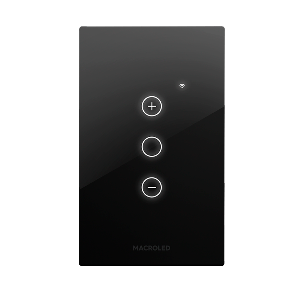 TECLA SMART DIMMER NEGRO MACROLED AC100-240V MAX 10A