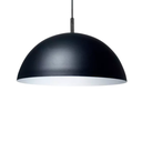 Colgante media esfera, ø 550 mm Alma de acero negro-blanco
