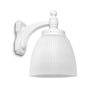 Aplique con ménsula, campana Ø 216 mm blanco