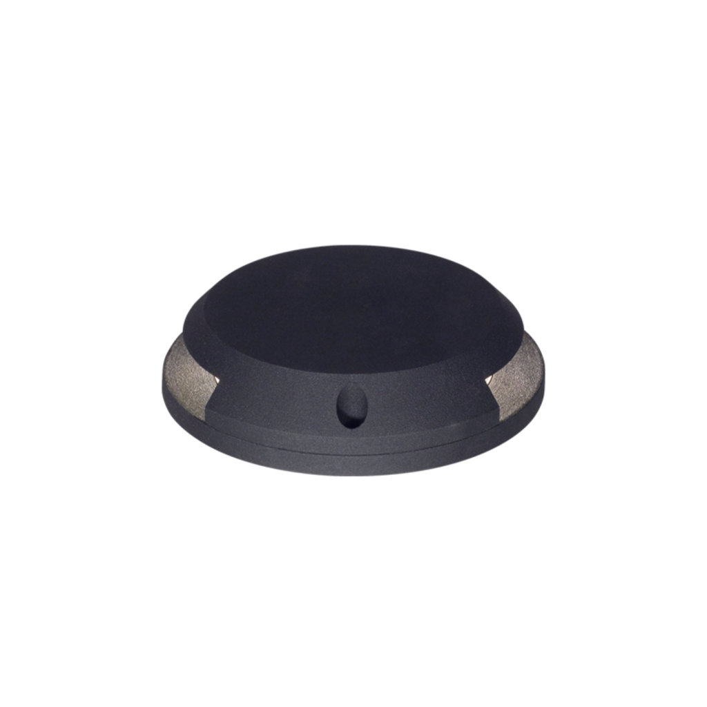 APLIQUE PISO/PARED S/LAMP 2xG4 ALUM Negro