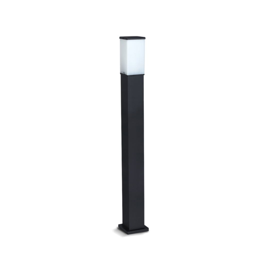 Farola polietileno de aluminio Negro