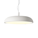 Colgante circular blanco ancho de aluminio de ø50cm de 50w led