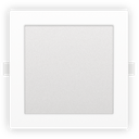 PANEL FLAT CUADRADO KING 12W AC165-265V CALIDO 3000K