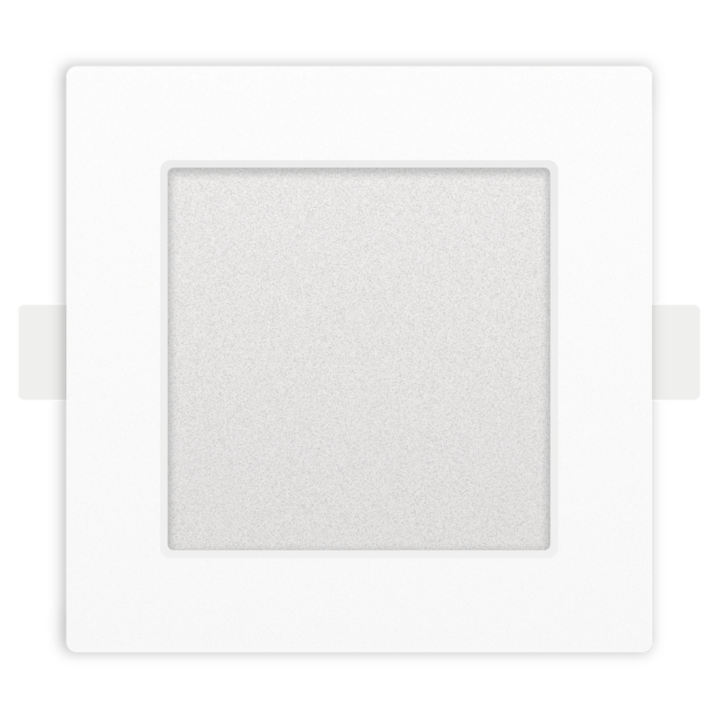 PANEL FLAT CUADRADO KING 6W AC165-265V CALIDO 3000K