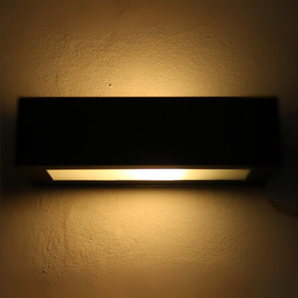  2 EFECTOS ( ARRIBA Y ABAJO ) E27 NEGRO