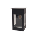 LISS 01 VIDRIO TRANSPARENTE  1XE27 NEGRO