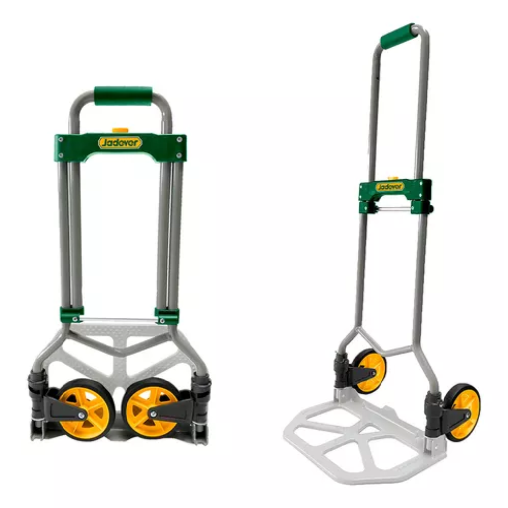 Carro de mano plegable - cilindro de Acero y base de acero - Capacidad 60kg