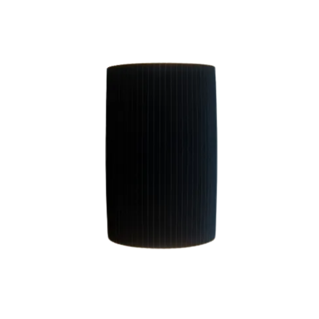 Aplique de pared Recto doble 24x36 cm con portalámpara negro