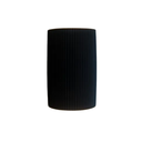 Aplique de pared Recto doble 24x36 cm con portalámpara negro