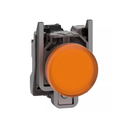 PILOTO LUMINOSO METALICO LED COMPONIBLE AMARILLO 24 VCA/VDC