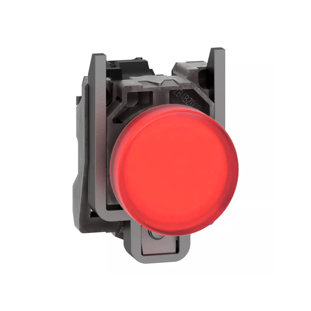 PILOTO LUMINOSO METALICO LED COMPONIBLE ROJO 24 VCA/VDC