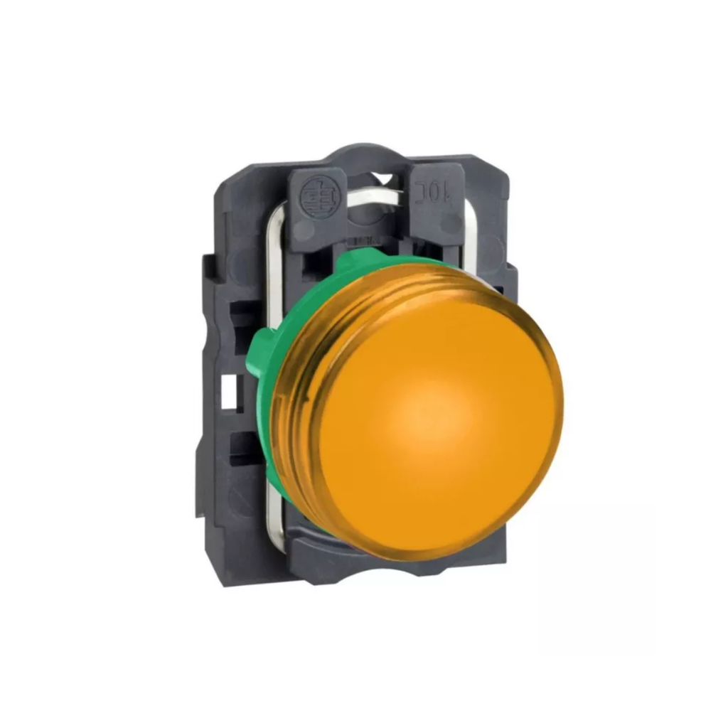 PILOTO LUMINOSO PLASTICO LED COMPONIBLE AMARILLO 220VCA