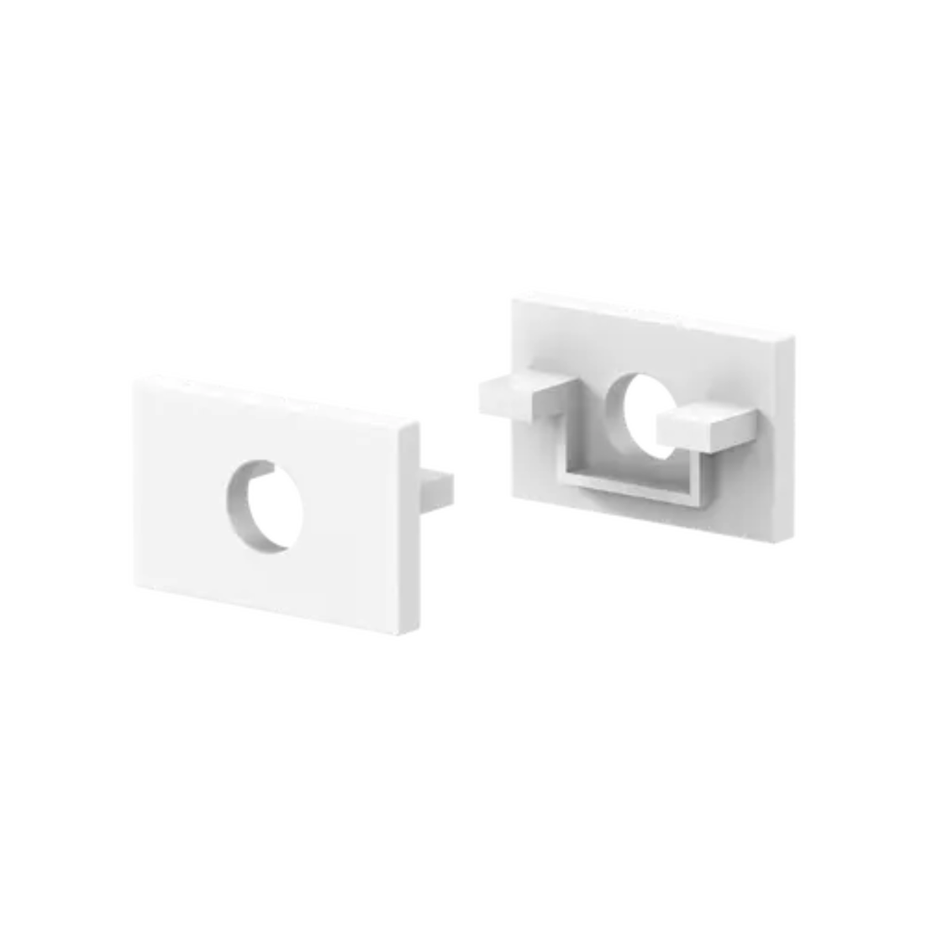 END CAP PARA PERFIL PAL-AP-B-12MM-14X8-2M MACROLED, BLANCO