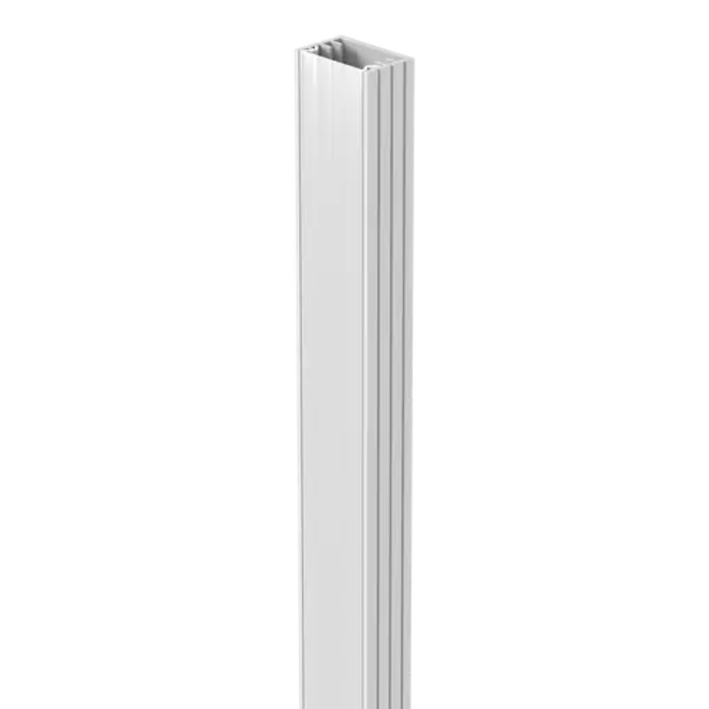 PERFIL DE ALUMNIO MACROLED DE APLICAR, COLOR BLANCO, DIFUSOR BLANCO DE PC, TIRA LED HASTA 12MM, CON ENDCAPS Y CLIPS PARA SUJETAR, LARGO 2 METROS