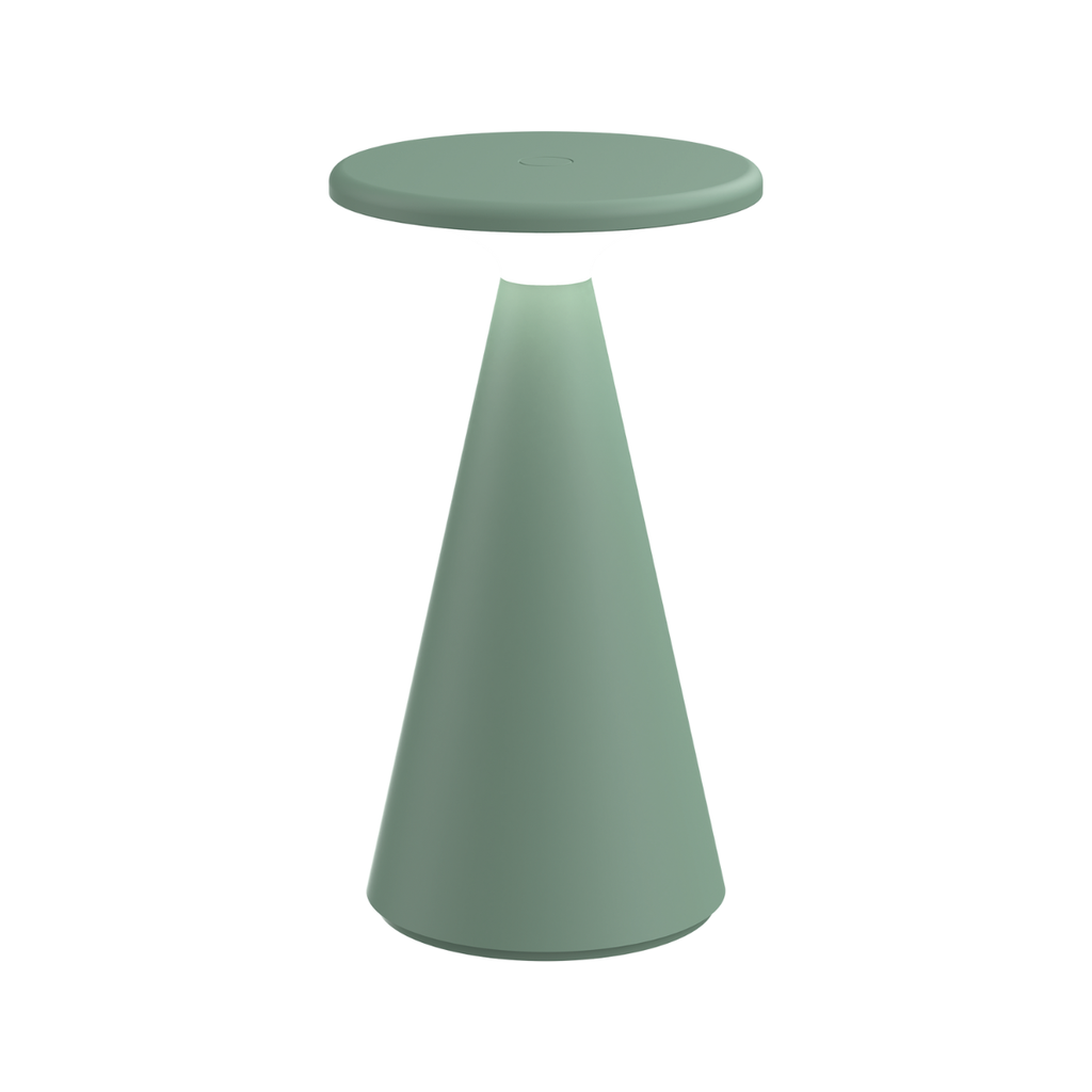 VELADOR A BATERIA SPACE DIMERIZABLE MACROLED, VERDE, DC5V, 2700K, IP44, 160LM, INCLUYE CABLE USB-C