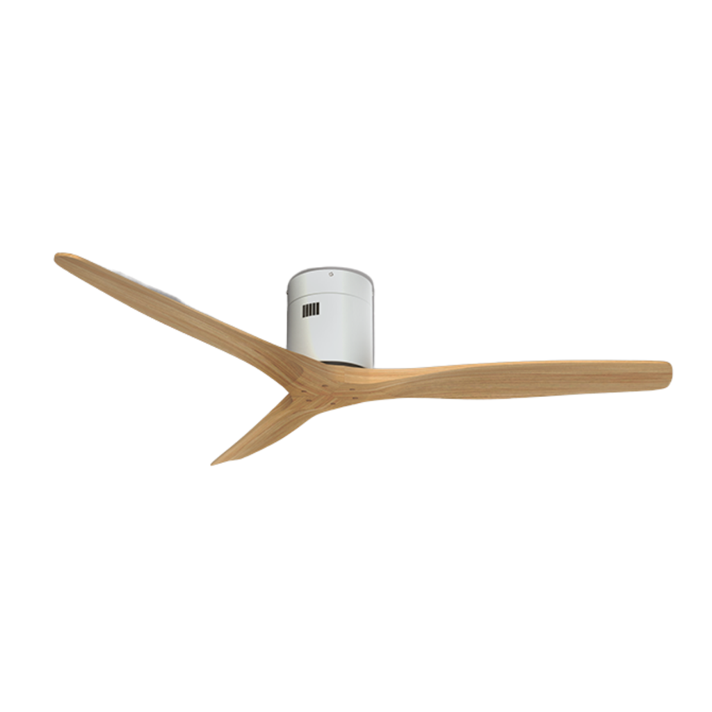Ventilador Smart Aruba - Diam: 52'' - Motor: DC 40w Blanco - Aspas Madera - Natural - Sin Luz