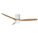Ventilador Smart Aruba - Diam: 52'' - Motor: DC 40w Blanco - Aspas Madera - Natural - Con Luz