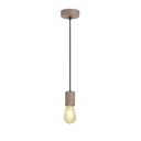 Colgante una luz cobre