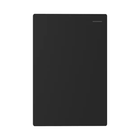 TECLA MILAN NEGRO MACROLED, 1 CANAL, 2 VIAS, AC 250V, 10A MAX. BASTIDOR METALICO