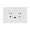 TOMACORRIENTE DOBLE Y USB-C MILAN BLANCO MACROLED, AC 250V, 10A MAX. 1 USB-C DE 20W, BASTIDOR METALICO