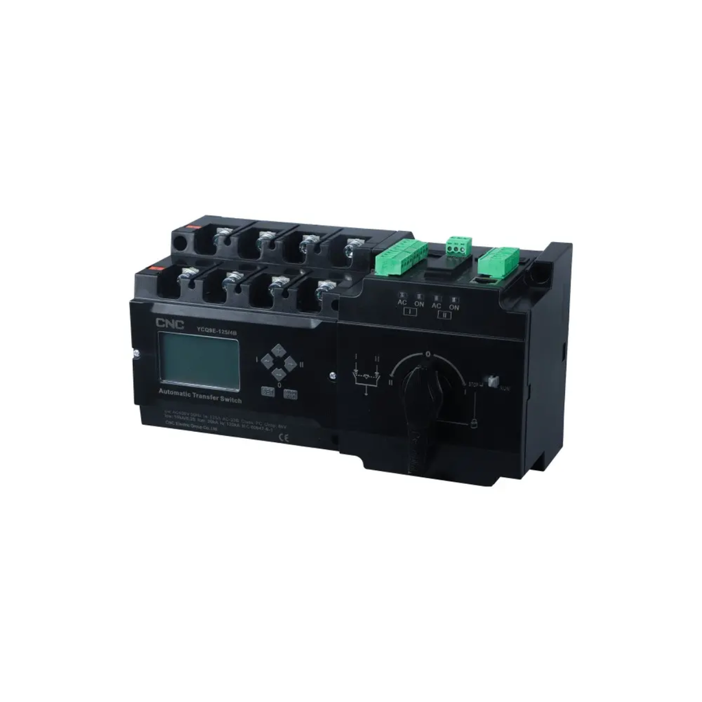 Conmutadora Motorizada 4P 630A con Lógica de Transferencia (ATS), Display + COM MODBUS