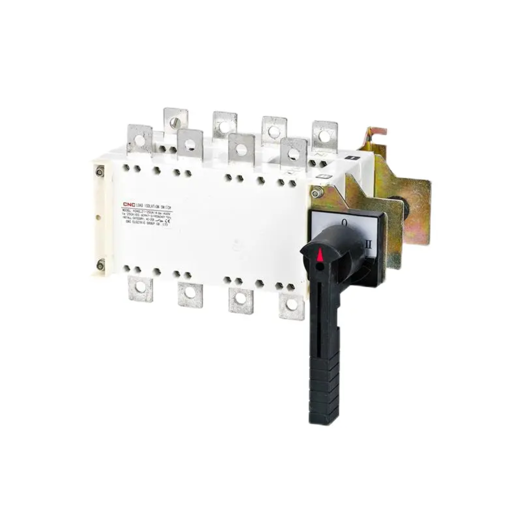 Interruptor Rotativo Conmutador Bajo Carga TETRAPOLAR 250A c/Mando a distancia