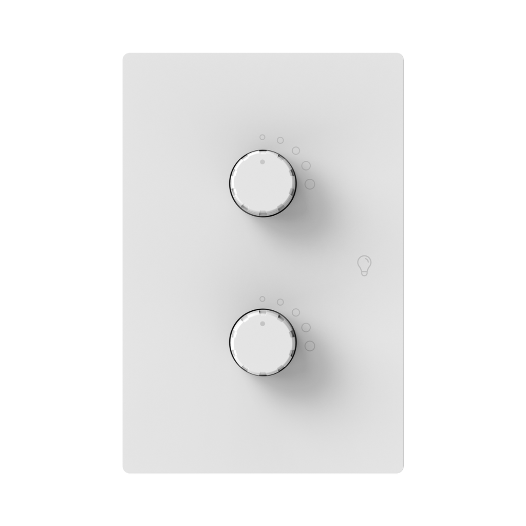 DIMMER LED DOBLE MILAN BLANCO MACROLED