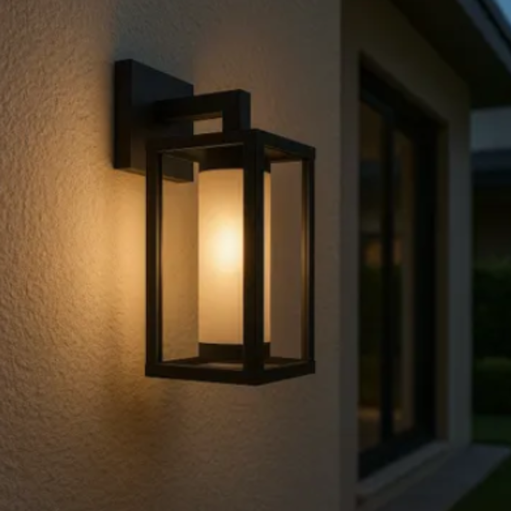 APLIQUE SAN FRANCISCO GRANDE 60CM VIDRIO TRANSPARENTE 1XE27 NEGRO CON TULIPA