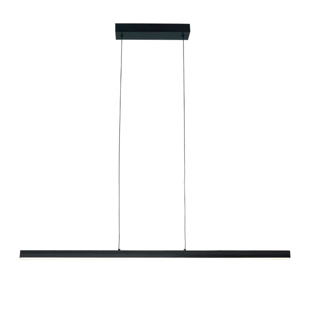 Colgante lineal negro ø110cm 18w de led