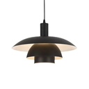 Colgante metalico Negro E27 D38cm
