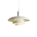 Colgante metalico Blanco E27 D38cm