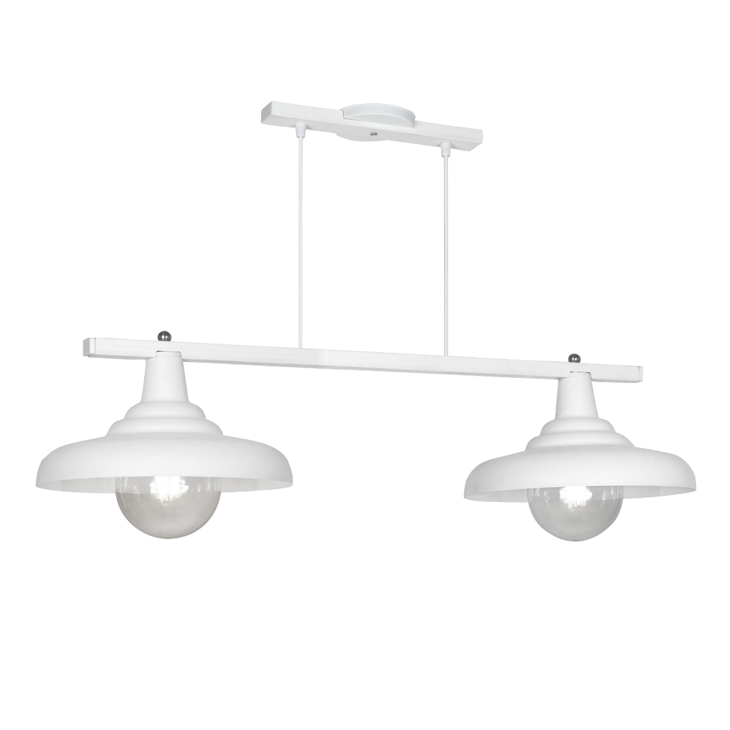 Colgante "CARRARA"  de 2 luces (768x300x170mm.)