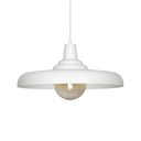 Colgante "CARRARA" de 1 luz E-27 (Ø400 x H:165mm)