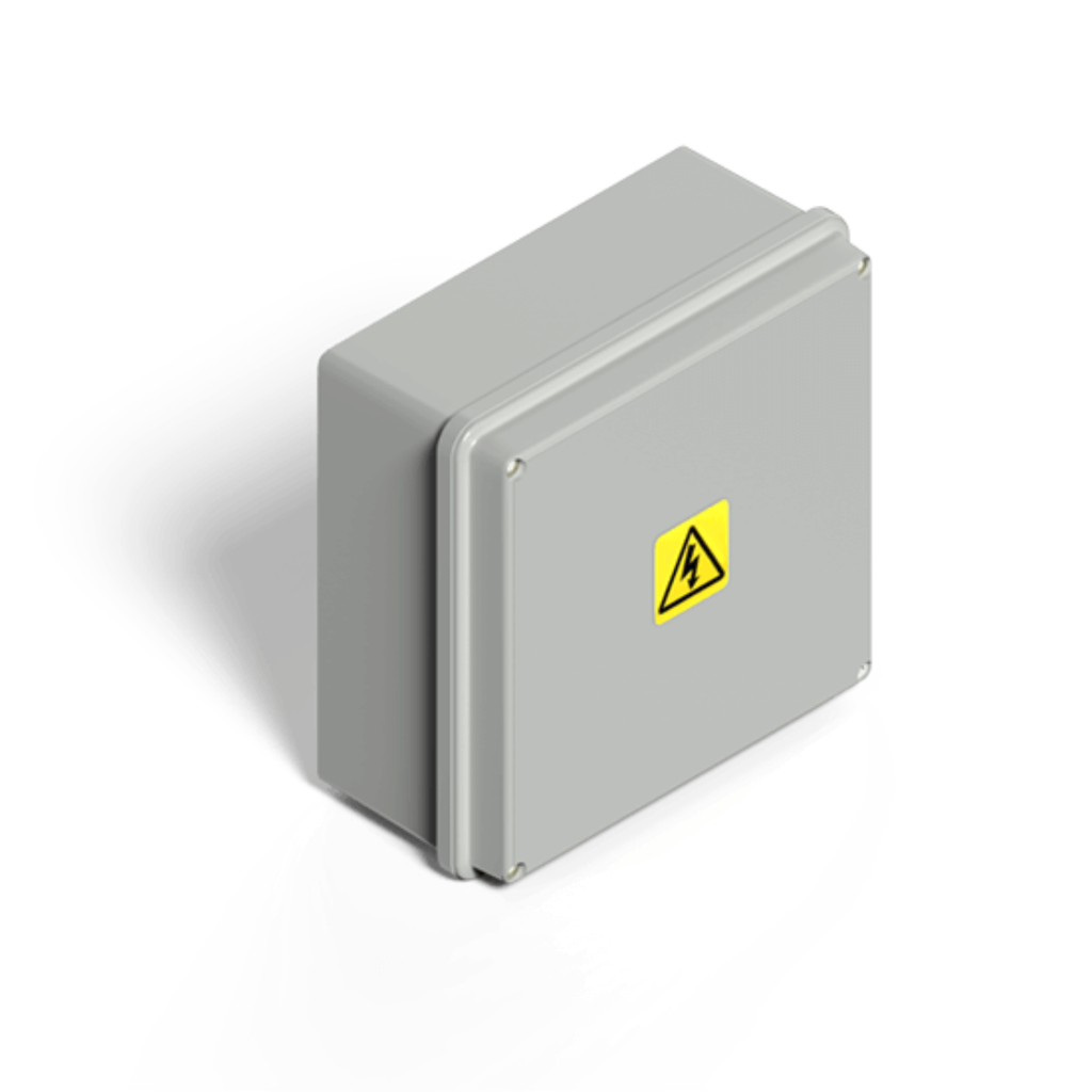 Caja estanca plástica 90x90x75 Gris IP65