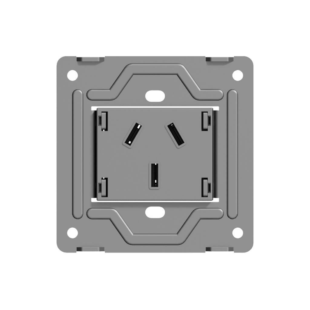 TOMACORRIENTE MIGNON 20A MILAN MACROLED, AC 250V, MIGNON 20A MAX. BASTIDOR METALICO, SIN FRENTE