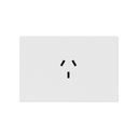 FRENTE PARA TOMACORRIENTE MILAN MACROLED, COLOR BLANCO