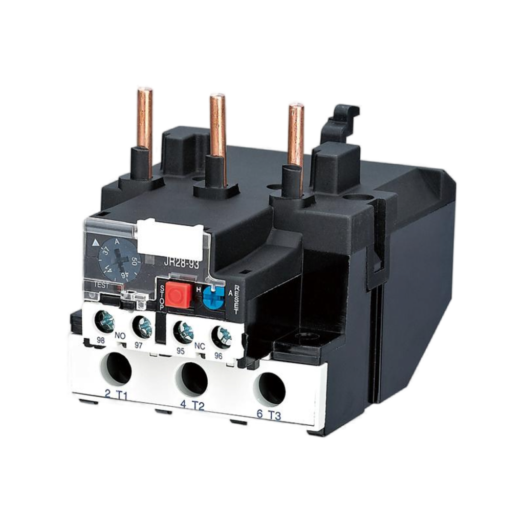 Relé Térmico JR28 Reg 0.4 a 0.63A para Contactor CJX2s 09-25A