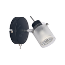 Aplique Vistra GU10 W: 10cmH: 12cmD: 15,5cm Negro