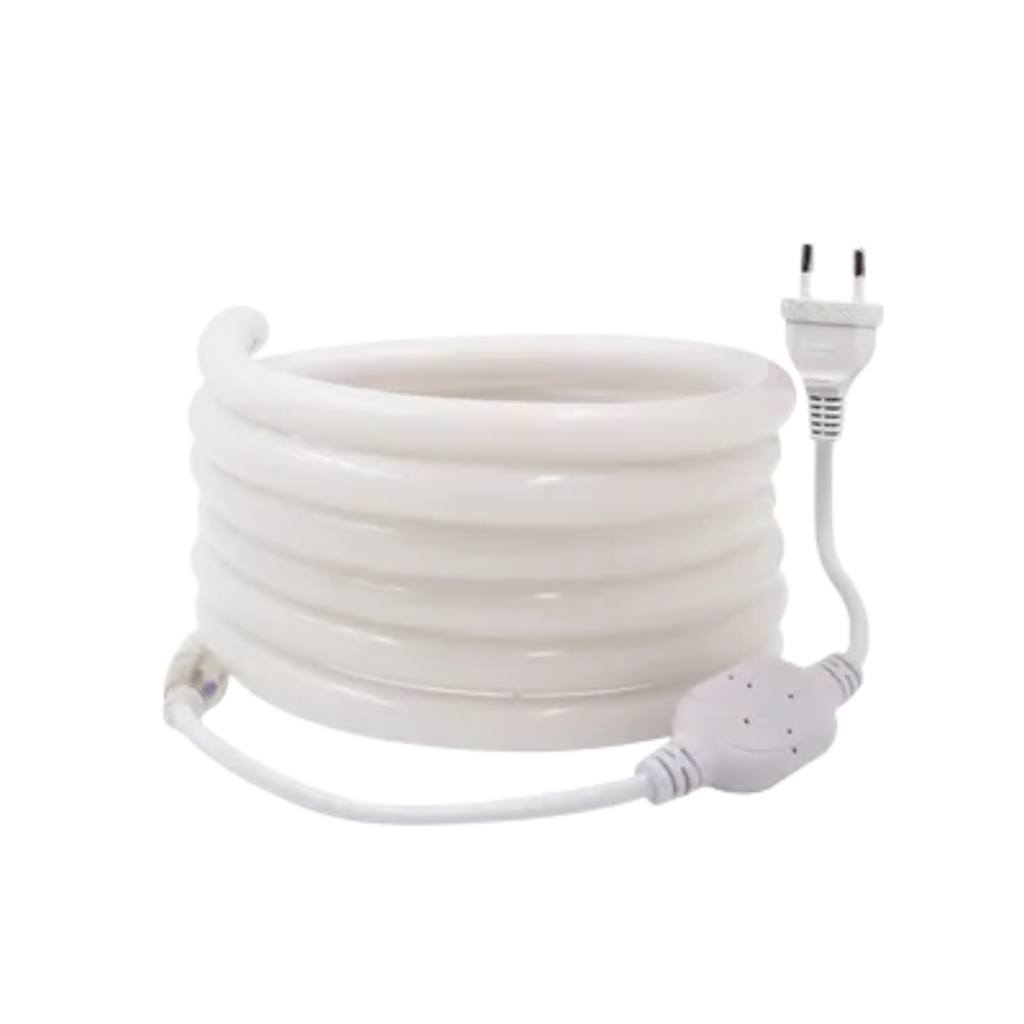 MANGUERA NEON LED 220V X MTS. 144 LED BLANCO CALIDO CORTE CADA 1M