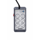 Estabilizador + Filtro de línea + USB Tipo C + 6 Salidas + Prot. P/Internet 1000 VA.