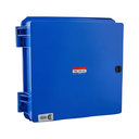 GABINETE CON CHASIS METÁLICO COLOR AZUL - IP65 IK10 DE 380X366X154MM