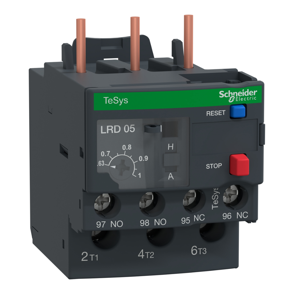 Relé Térmico para Contactor de 2,5 a 4 A-Línea TeSys D