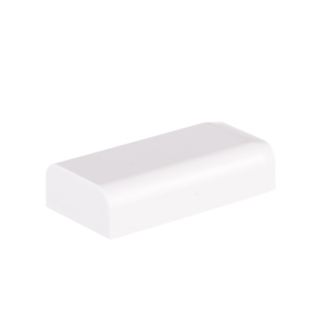Extremo para cablecanal 20x10mm. color blanco E-2010-BL