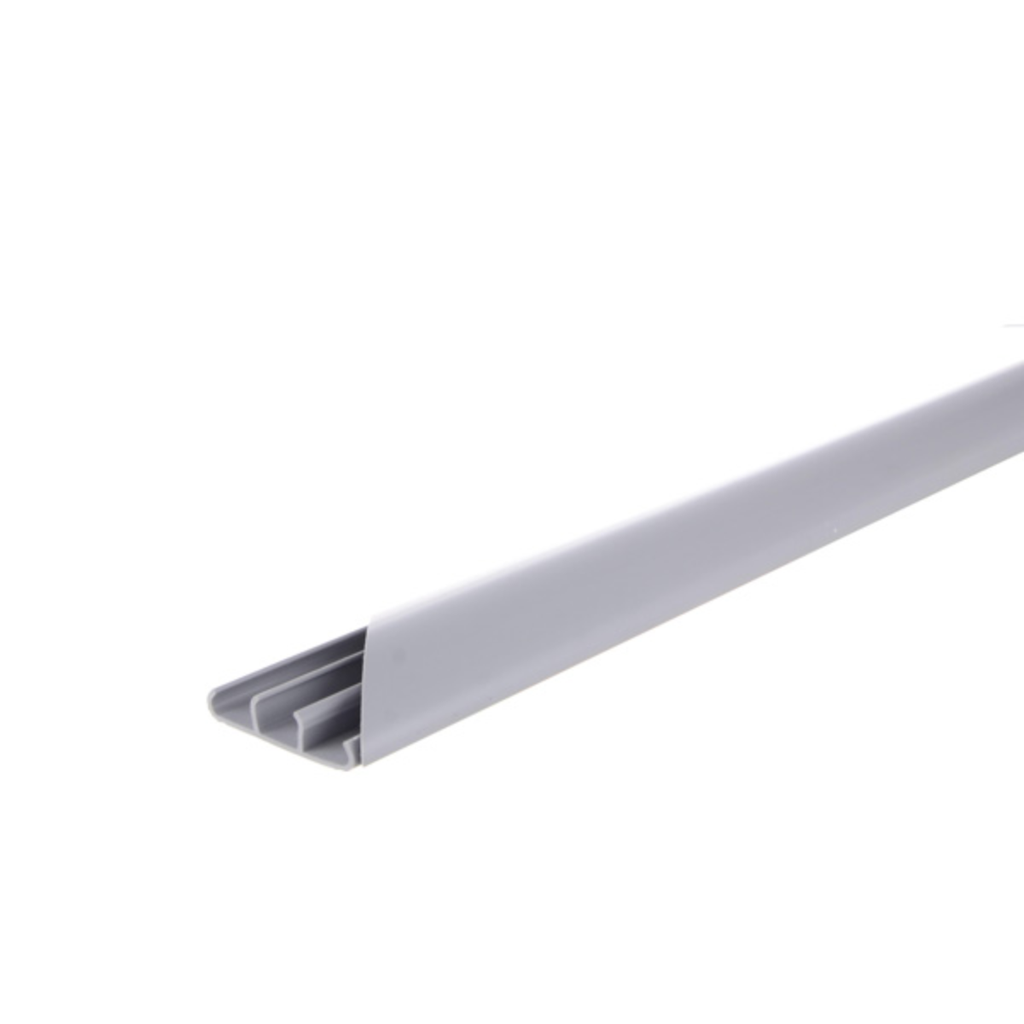 Cablecanal de piso 48x13mm. color gris TPP-4813-GR