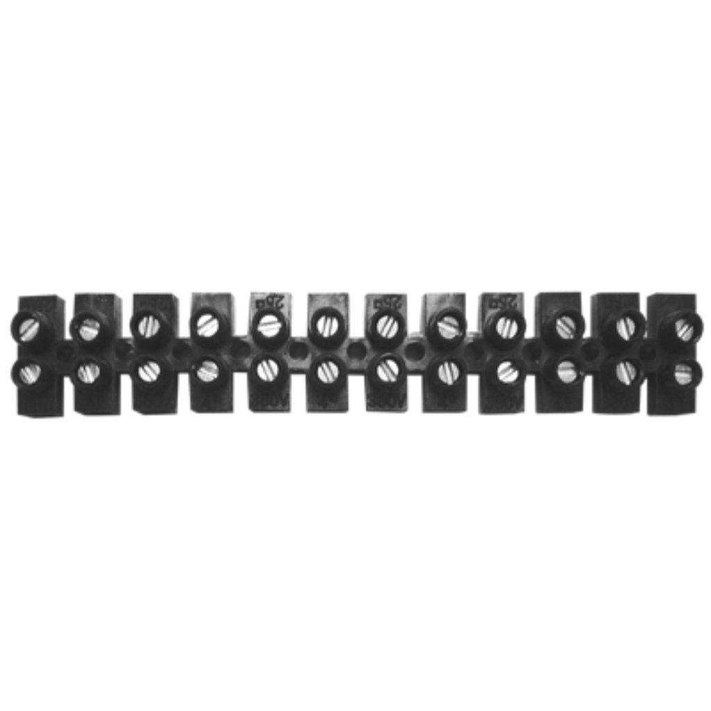 BORNERAS DE UNION SIMPLE TBCIN 4MM 6A NEGRA