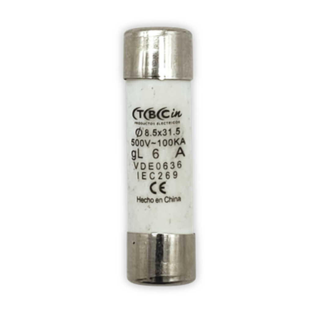 FUSIBLE CILINDRICO TBCIN SERIE FE 8.5X31.5MM 2A