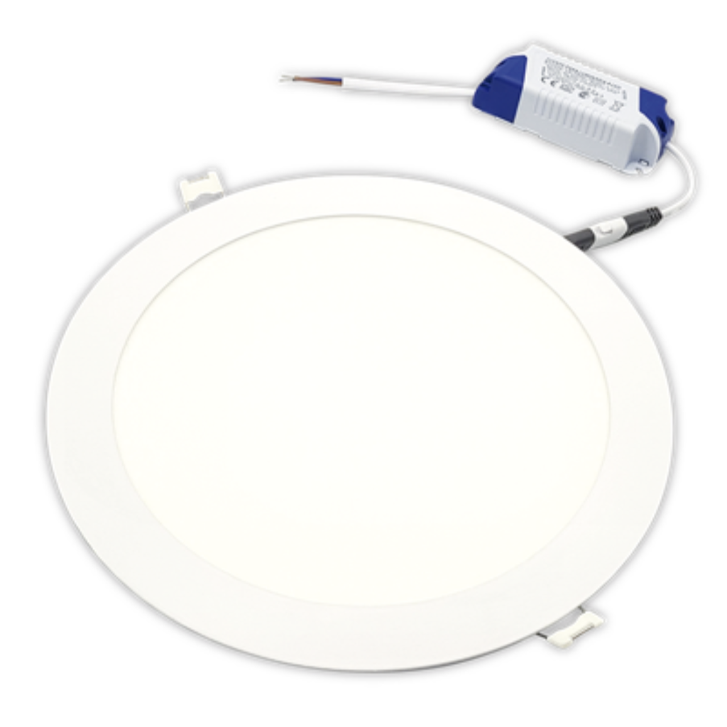 LUMINARIA DE EMBUTIR A LED TBCIN CIRCULAR BLANCA 20W LUZ DIA